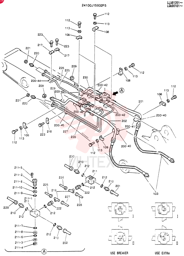 ARM ASSY, 2.5M 24100J15932F5 (2)