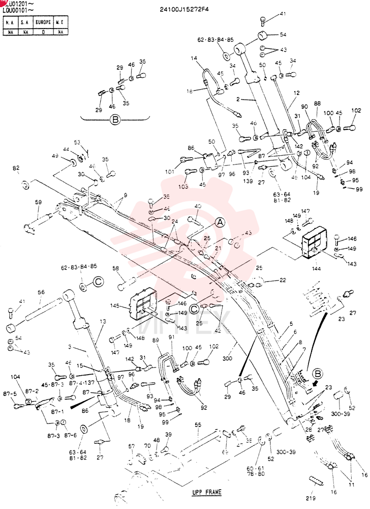 BOOM ASSY, 6.02M 24100J15272F4 (3)