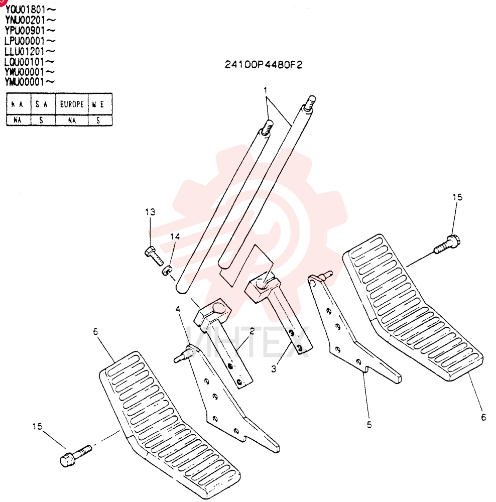 LEVER ASSY, CONTROL 24100P4480F2