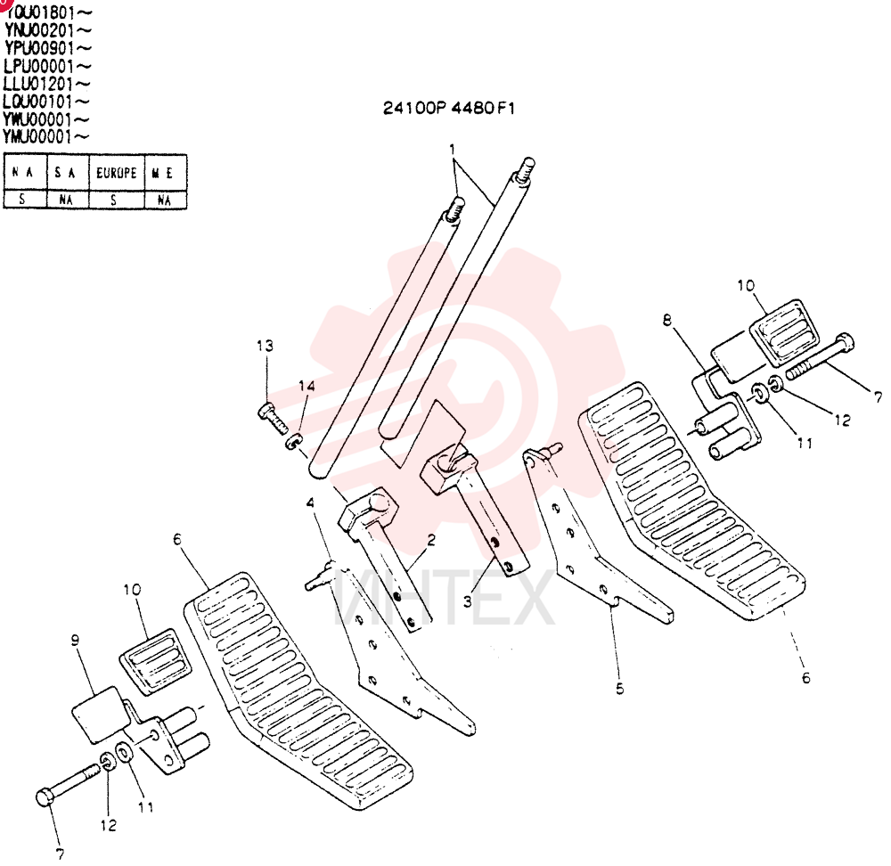 LEVER 24100P4480F1