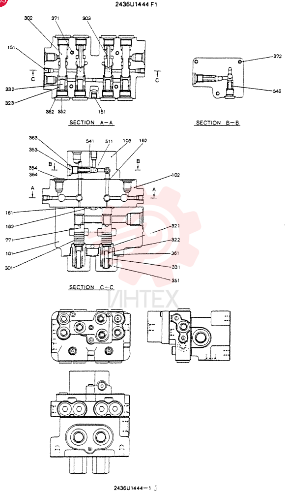 VALVE 2436U1444F1
