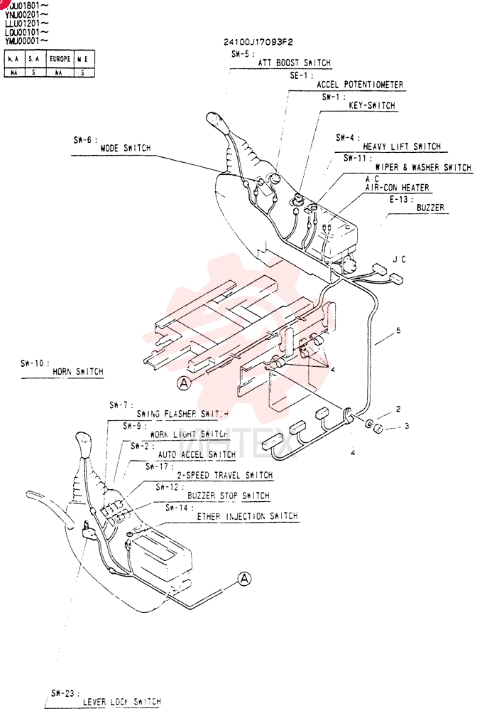 WIRE HARNESS 24100J17093F2