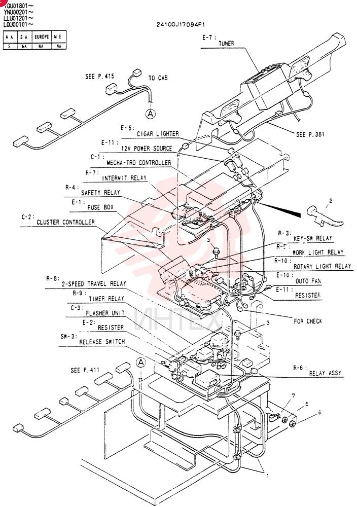 WIRE HARNESS 24100J17094F1