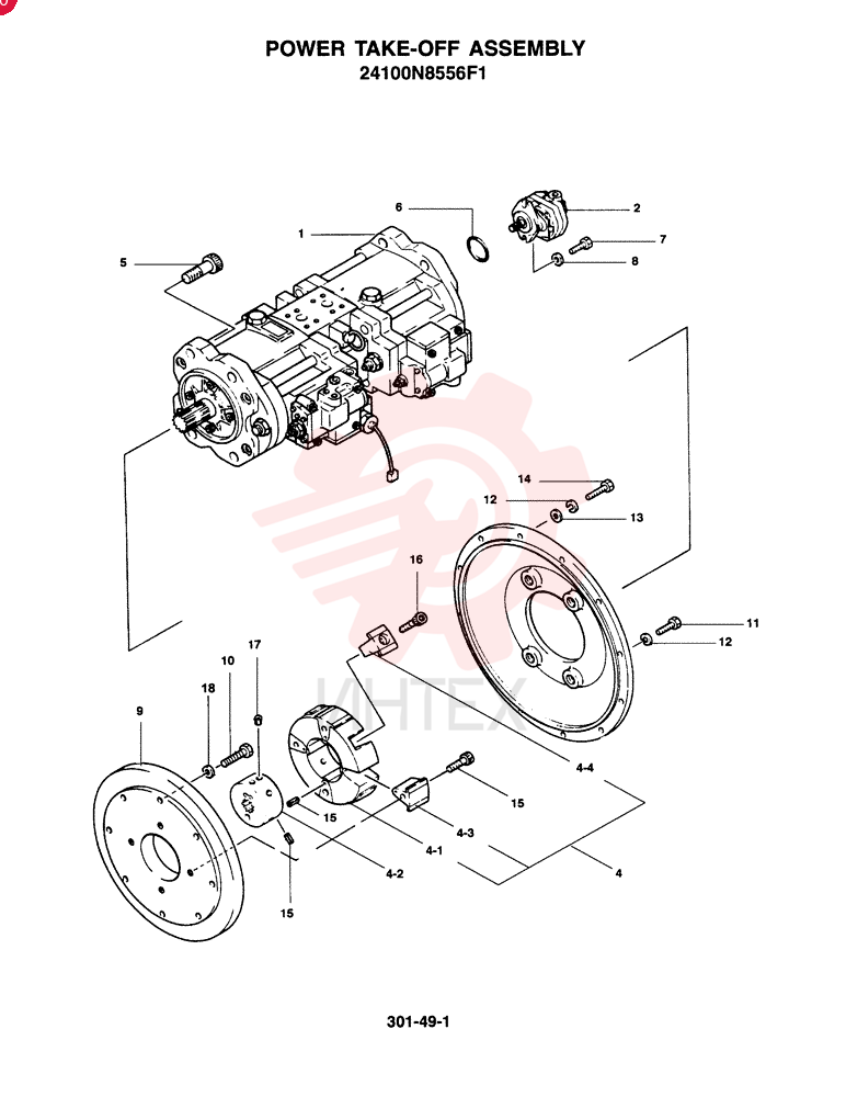 POWER TAKE-OFF ASSY. 24100N8556F1