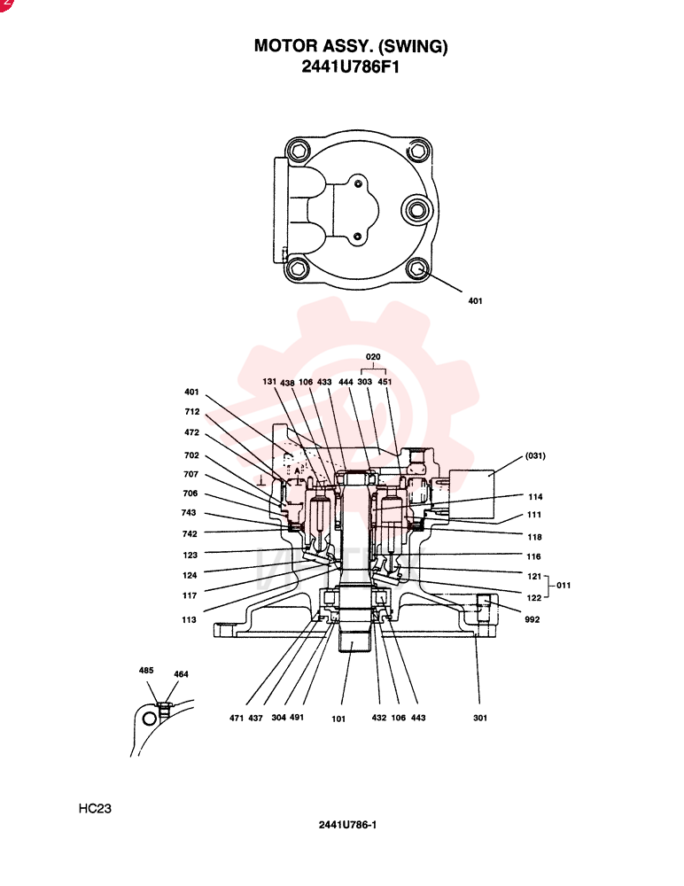 MOTOR 2441U786F1