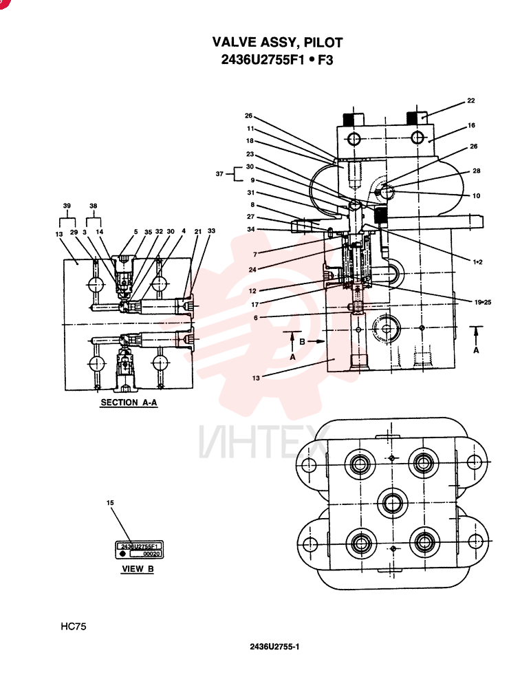 PILOT VALVE 2436U2755F1
