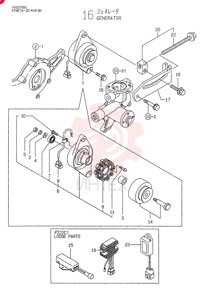 ALTERNATOR VV12915077202
