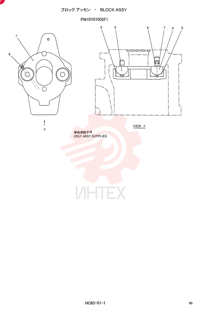 BLOCK ASSY. PM10V01002F1