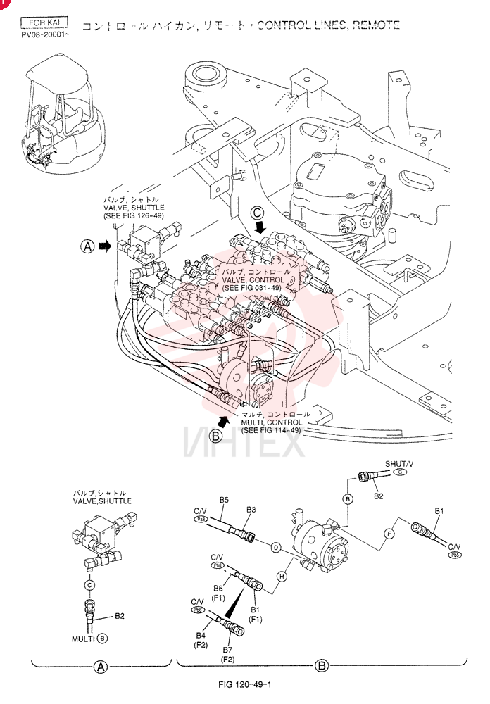 CONTROL LINES, MAIN (WITH LOCK VALVE) PM06H00002F3