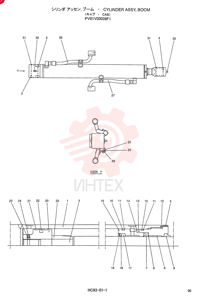 CYLINDER ASSY. PV01V00039F1