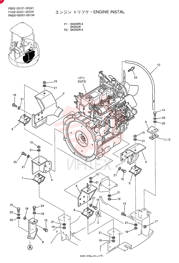 ENGINE INSTAL PM02P00005F1