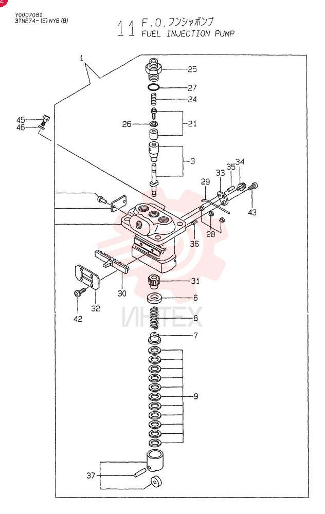 FUEL INJECTION PUMP VV71962451100