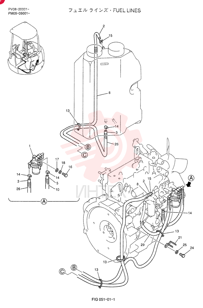FUEL LINES PM21P00002F1