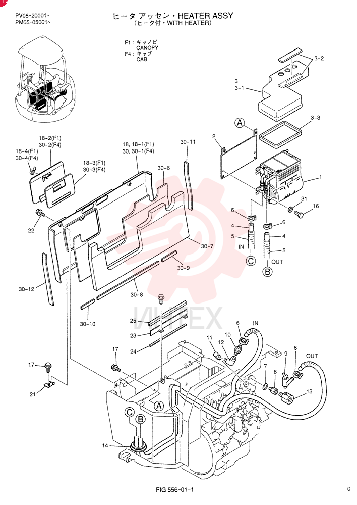 HEATER ASSY. PM21M00004F1