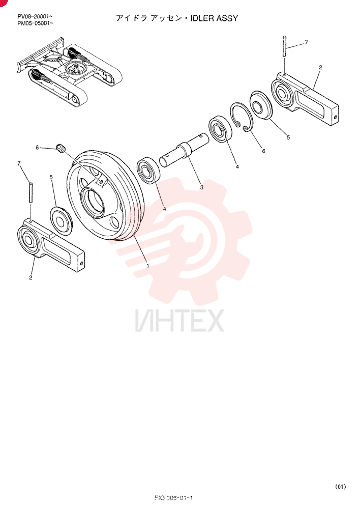 IDLER PM52D00008F1