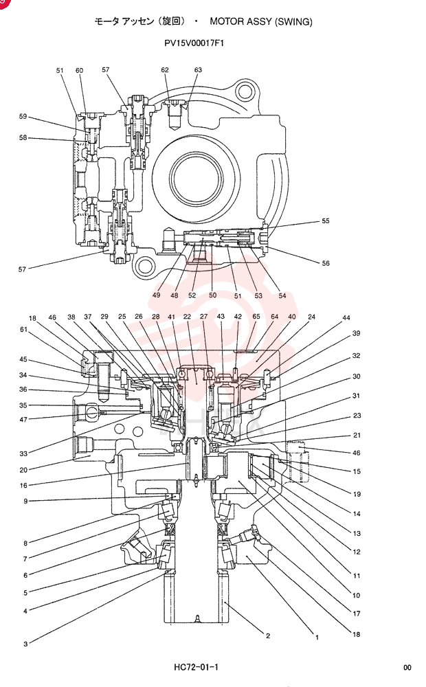 MOTOR PV15V00017F1