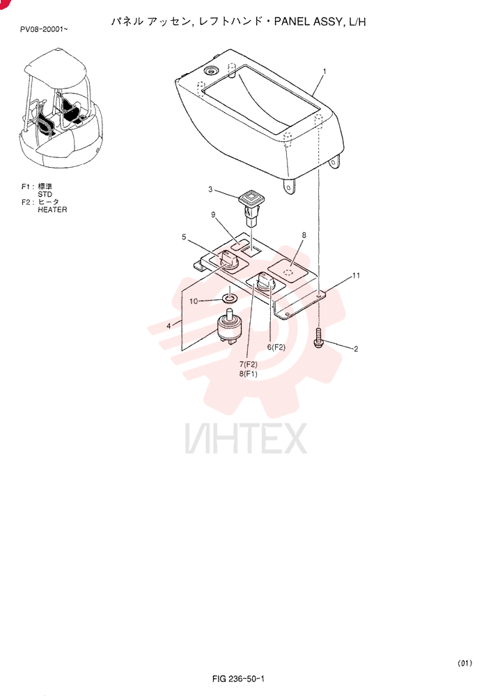 PANEL ASSY. PV17M00007F1