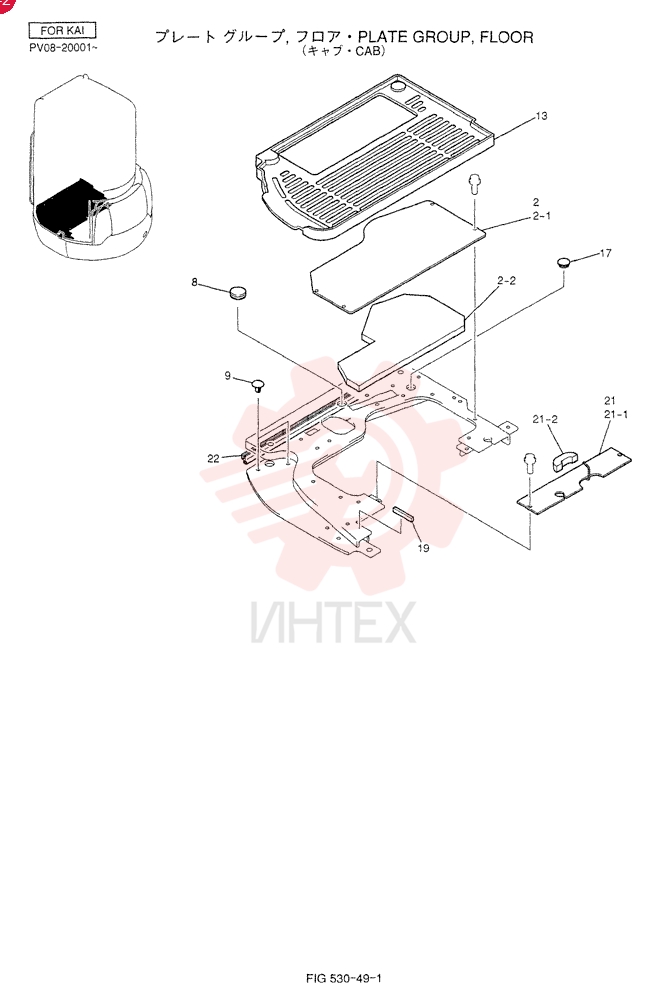 PLATE GROUP, FLOOR PM03M00017F5