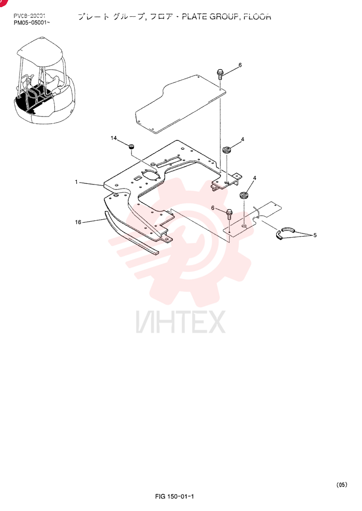 PLATE GROUP, FLOOR PM03M00017F1