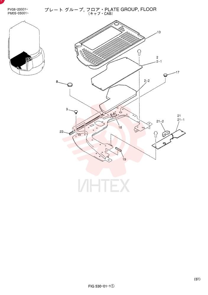PLATE GROUP, FLOOR PM03M00017F3