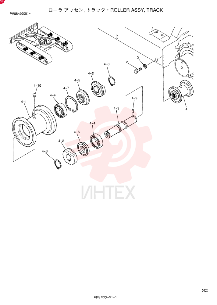 ROLLER, TRACK PV64D00011F2