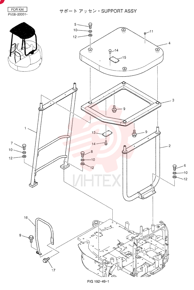 SUPPORT ASSY. PM06C01092F1
