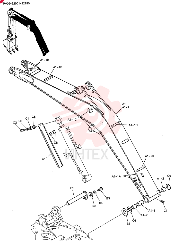 BOOM ASSY PV02B00098F1