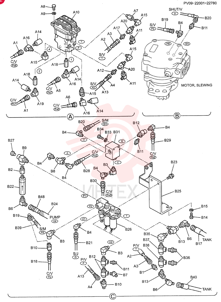 CONTROL LINES,PROPEL PV62H00005F1 (3)