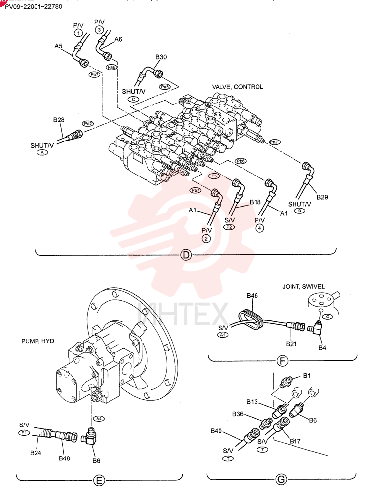 CONTROL LINES, PROPEL PV62H00004F1 (2)