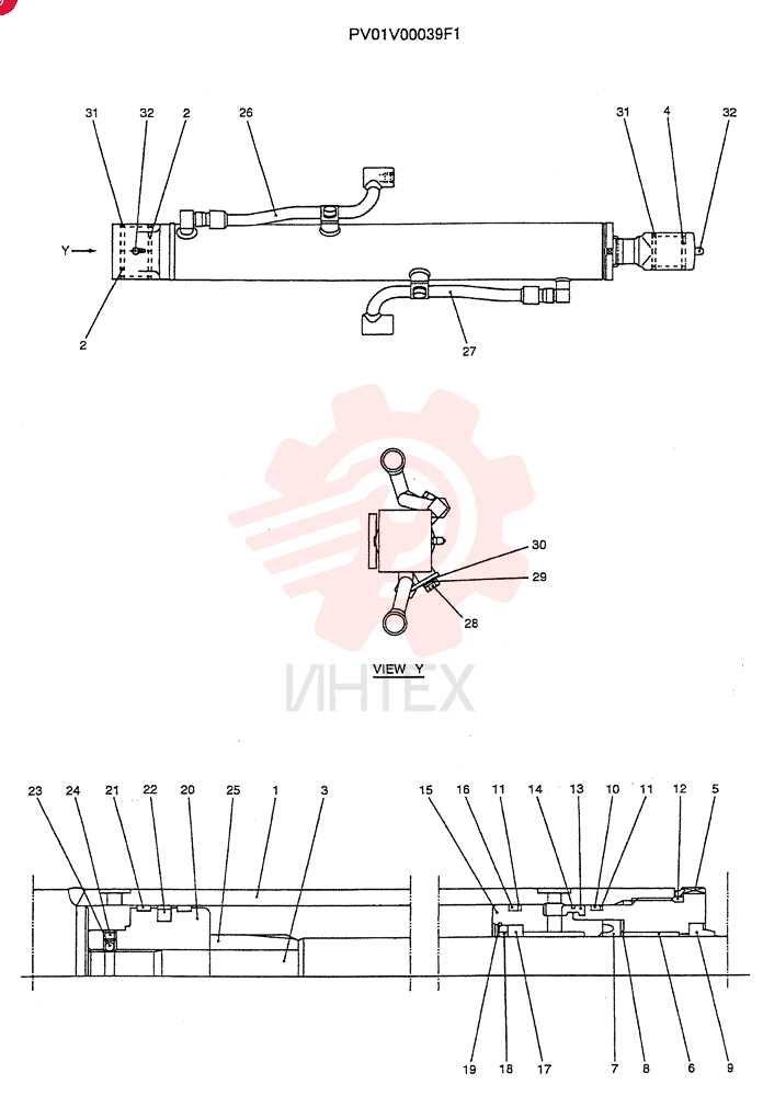 CYLINDER ASSY. PV01V00039F1