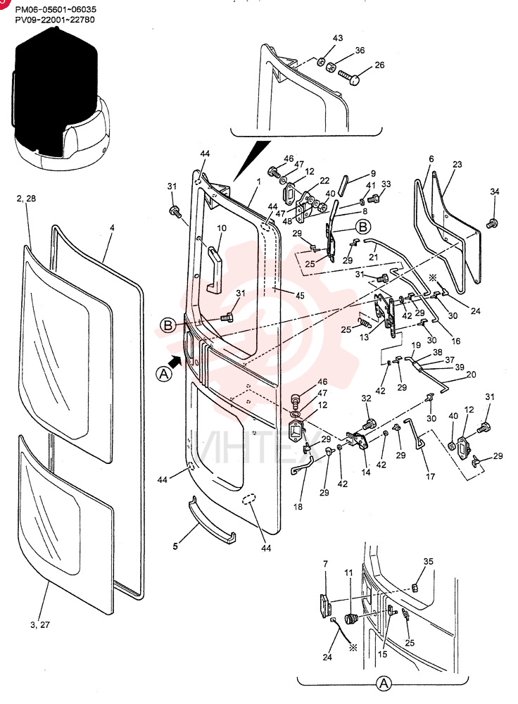 DOOR ASSY. PM51C00006F1