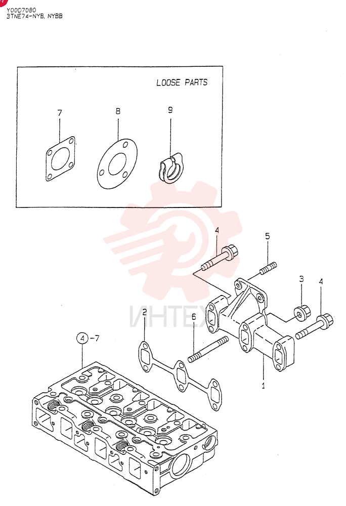 EXHAUST MANIFOLD VV11960013100