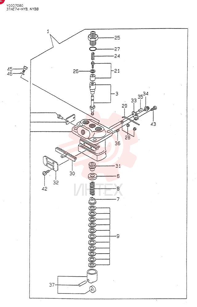 FUEL INJECTION PUMP(A) 3TNE74-NYB