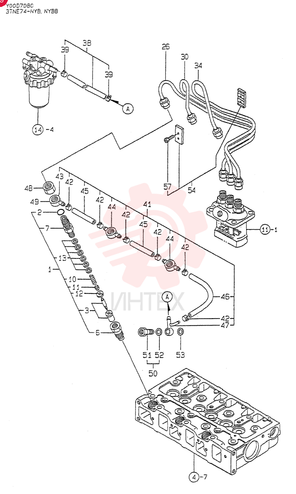 FUEL INJECTION VALVE(A) 3TNE74-NYB