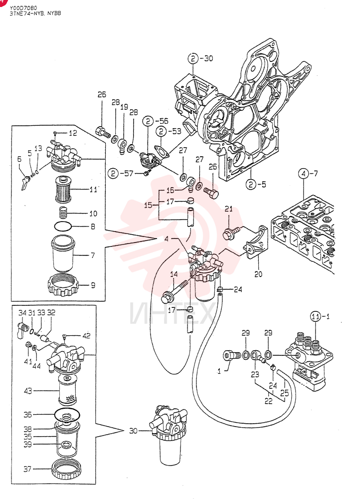 FUEL LINE(A) 3TNE74-NYB
