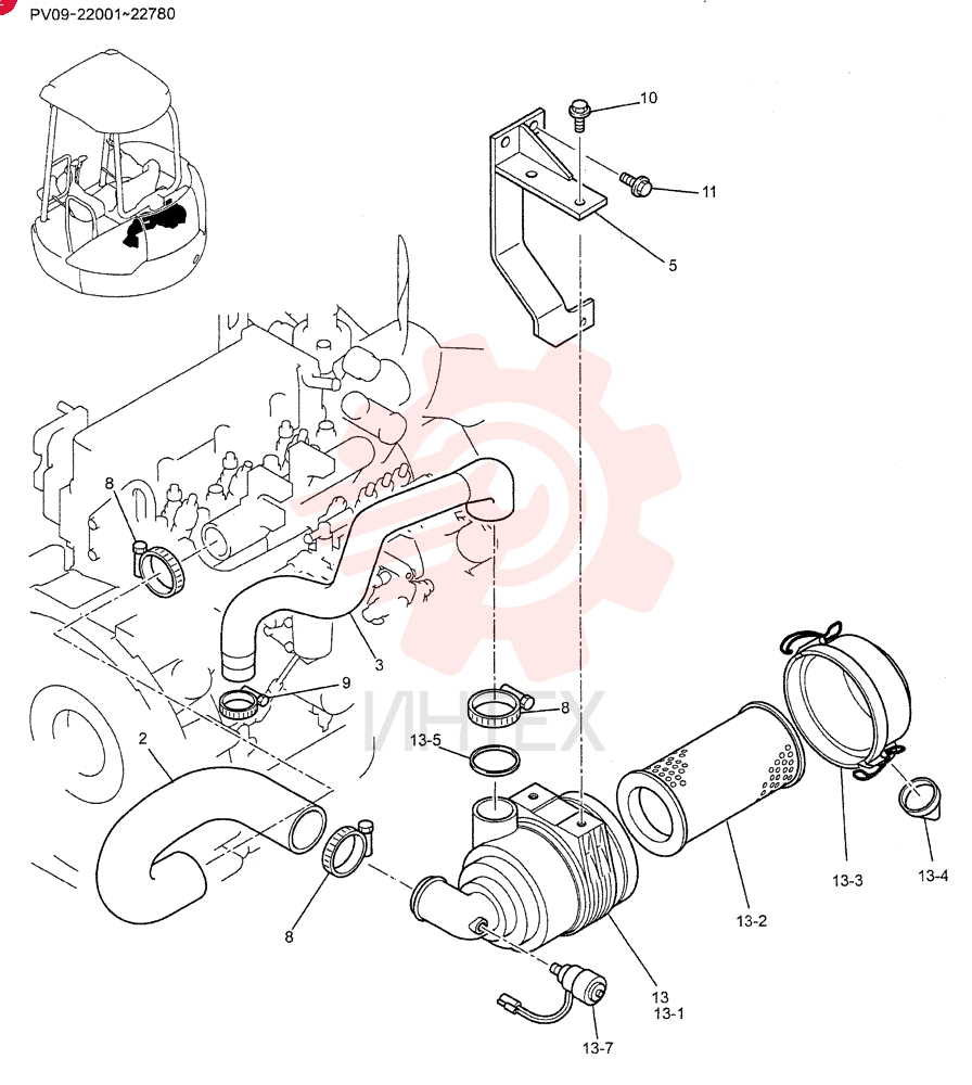 GLEANER ASSY,AIR PM11P00008F2
