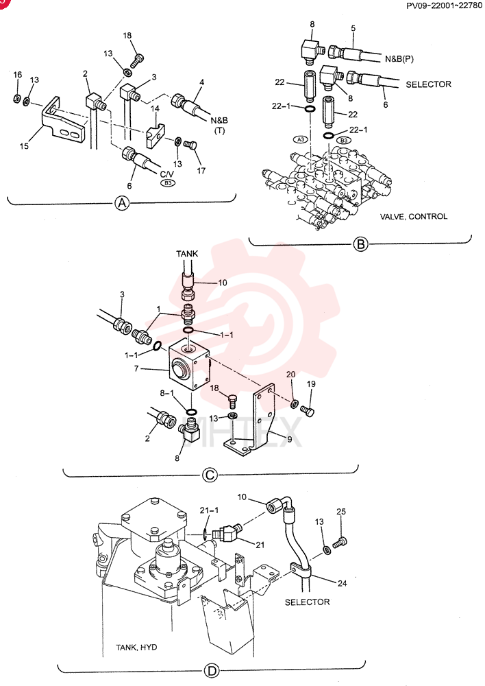 HYD LINES,UPP PM03H00013F2 (2)