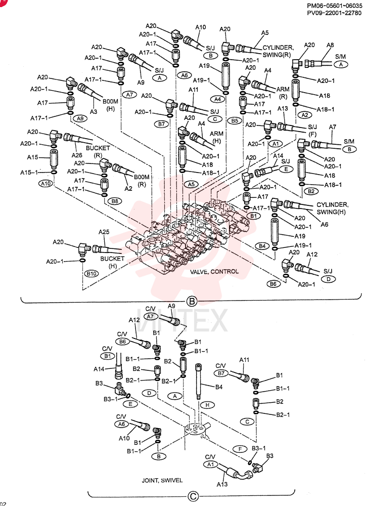 HYD LINES, UPPER PM03H00014F1 (2)