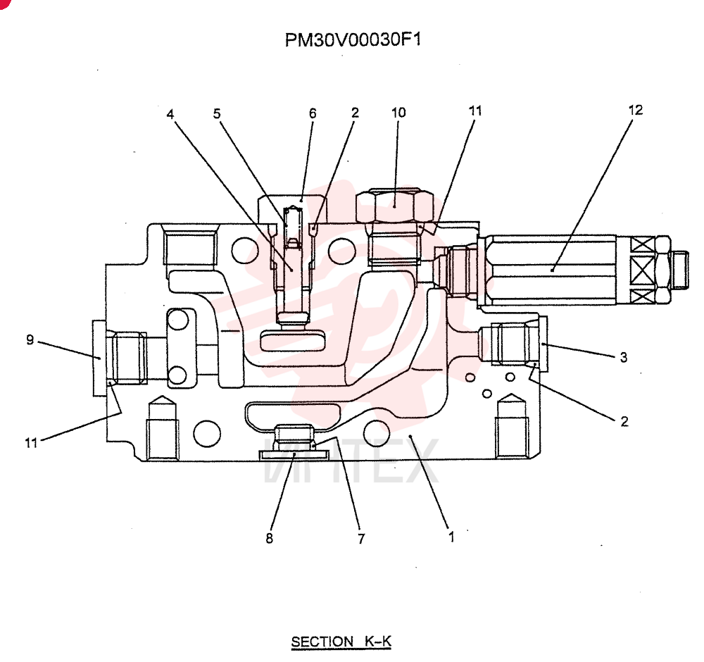 HYDRAULIC VALVE PM30V00030F1