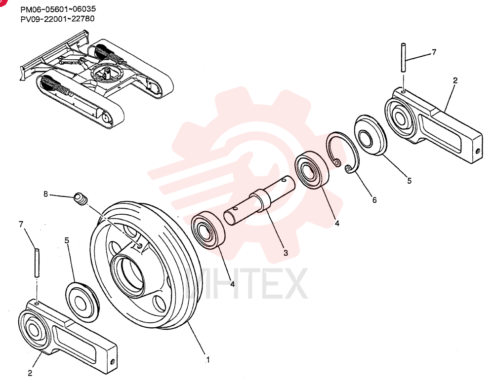 IDLER PM52D00008F1