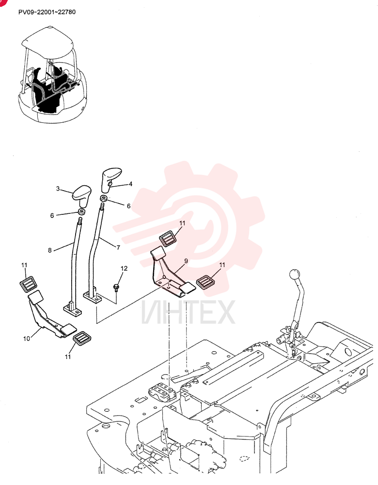 LEVER ASSY, CONTROL PM50M00004F2