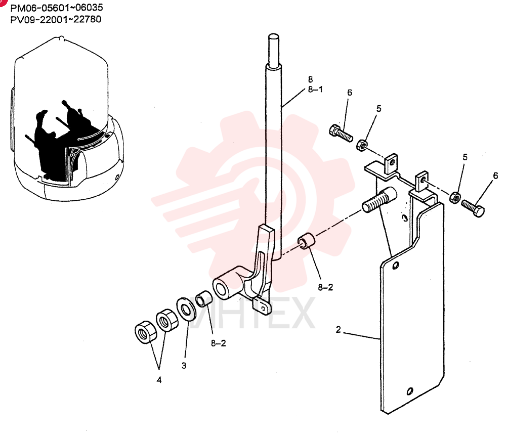 LEVER PM03M01502F2