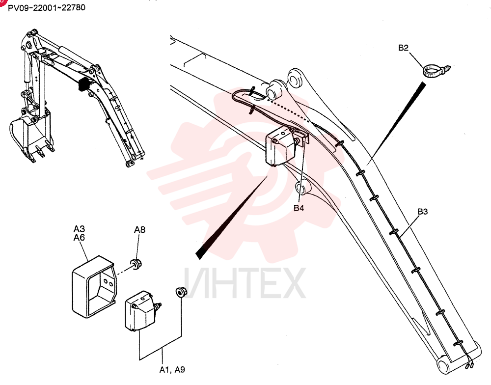LIGHT ASSY, Serial Range: PV22001-PV22404
