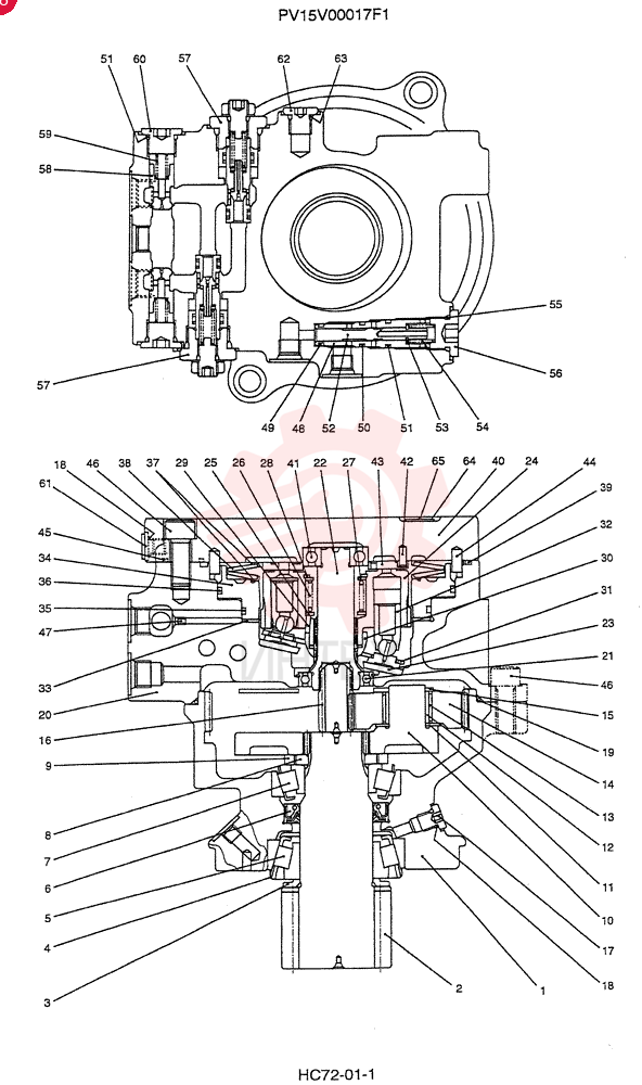 MOTOR PV15V00017F1