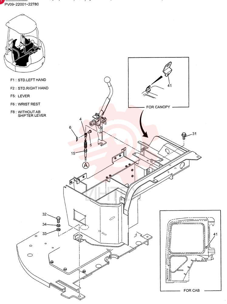OPERATORS (L/H STD.) PM03M00035F1 (1)