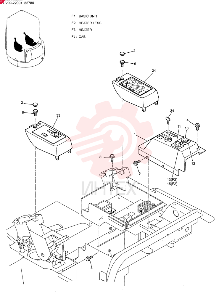 PANEL ASSY,INSTRUMENT PM17M00022F1 (2)