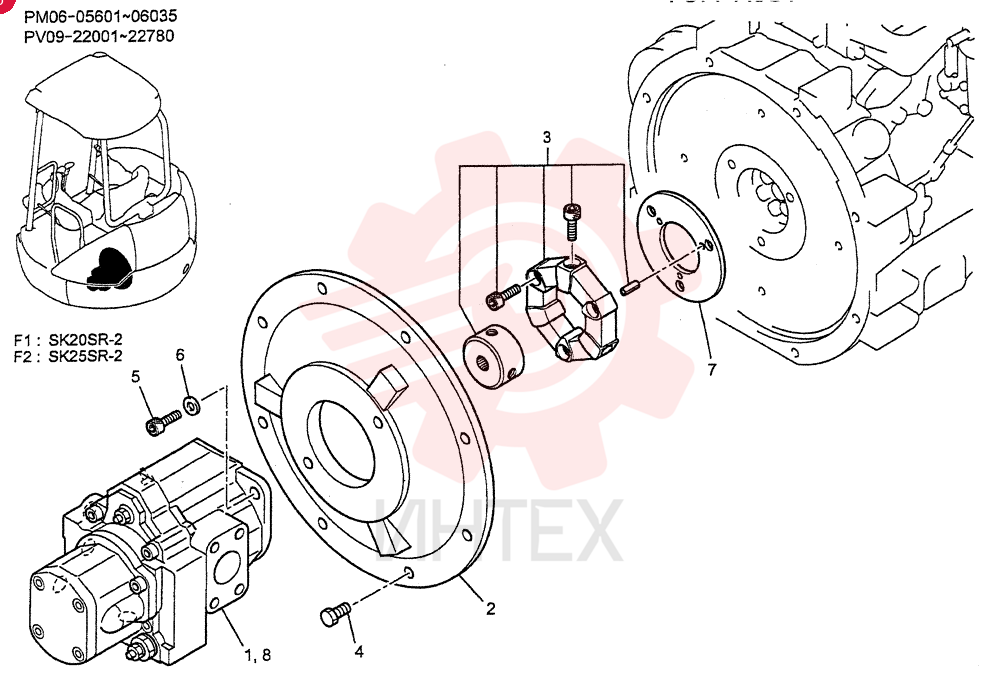 POWER TAKE-OFF ASSY POWER TAKE-OFF ASSY PM30P00005F1