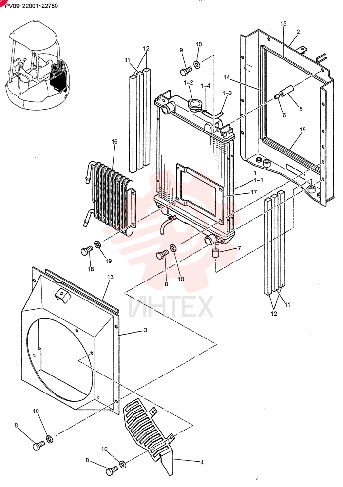 RADIATOR PV05P00008F1