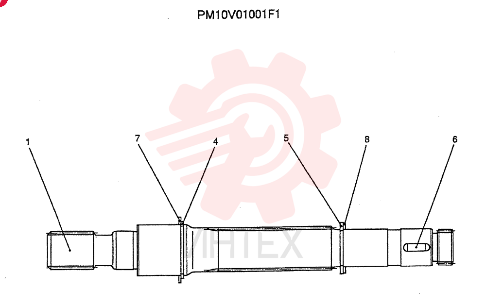 SHAFT ASSY. PM10V01001F1