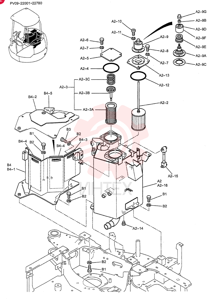 TANK ASSY, HYD TANK ASSY, HYD PM33H00023F2